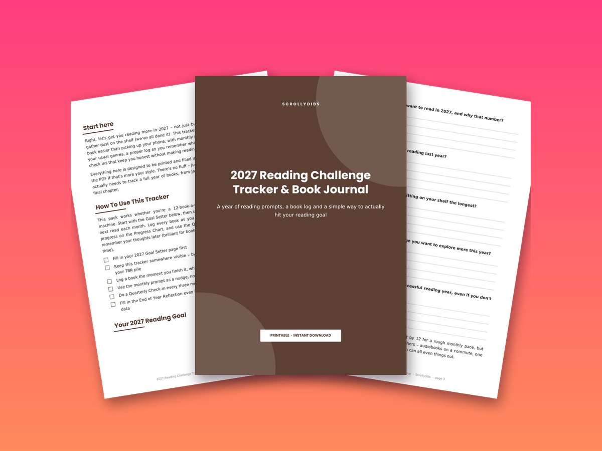 2027 Reading Challenge Tracker & Book Journal
