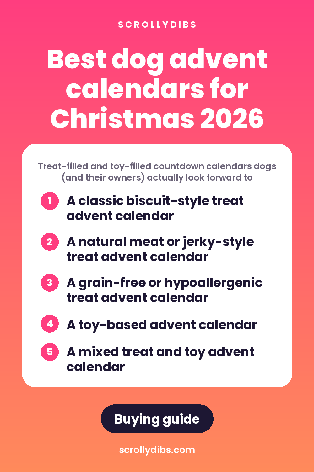 Best dog advent calendars for Christmas 2026