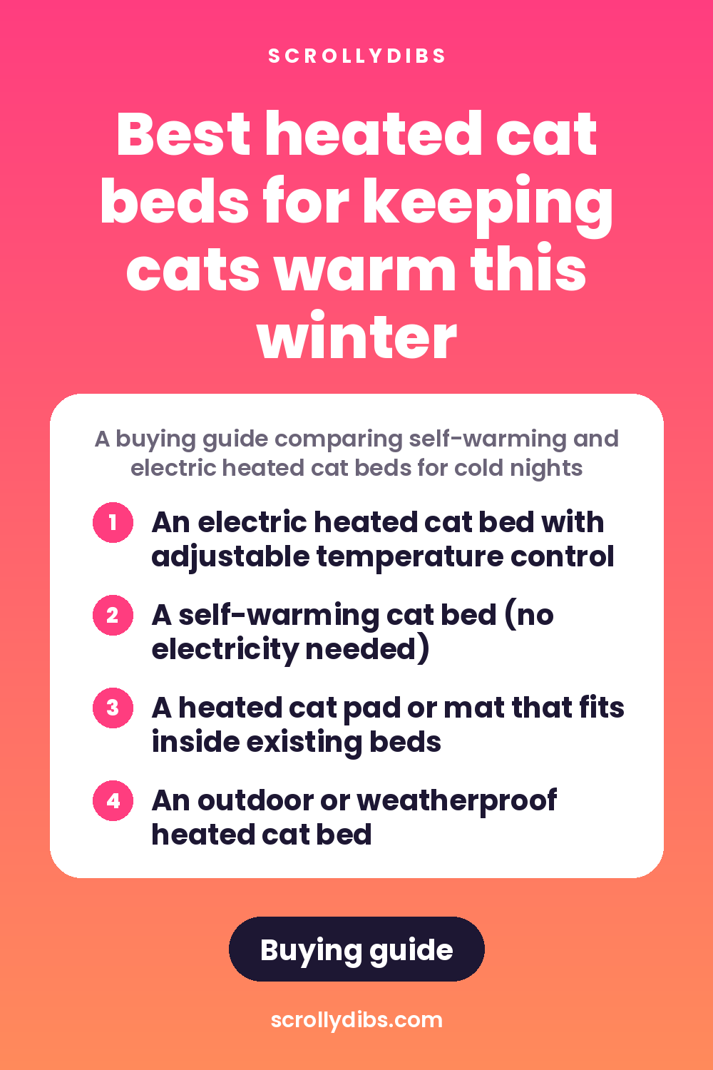 Best heated cat beds for keeping cats warm this winter