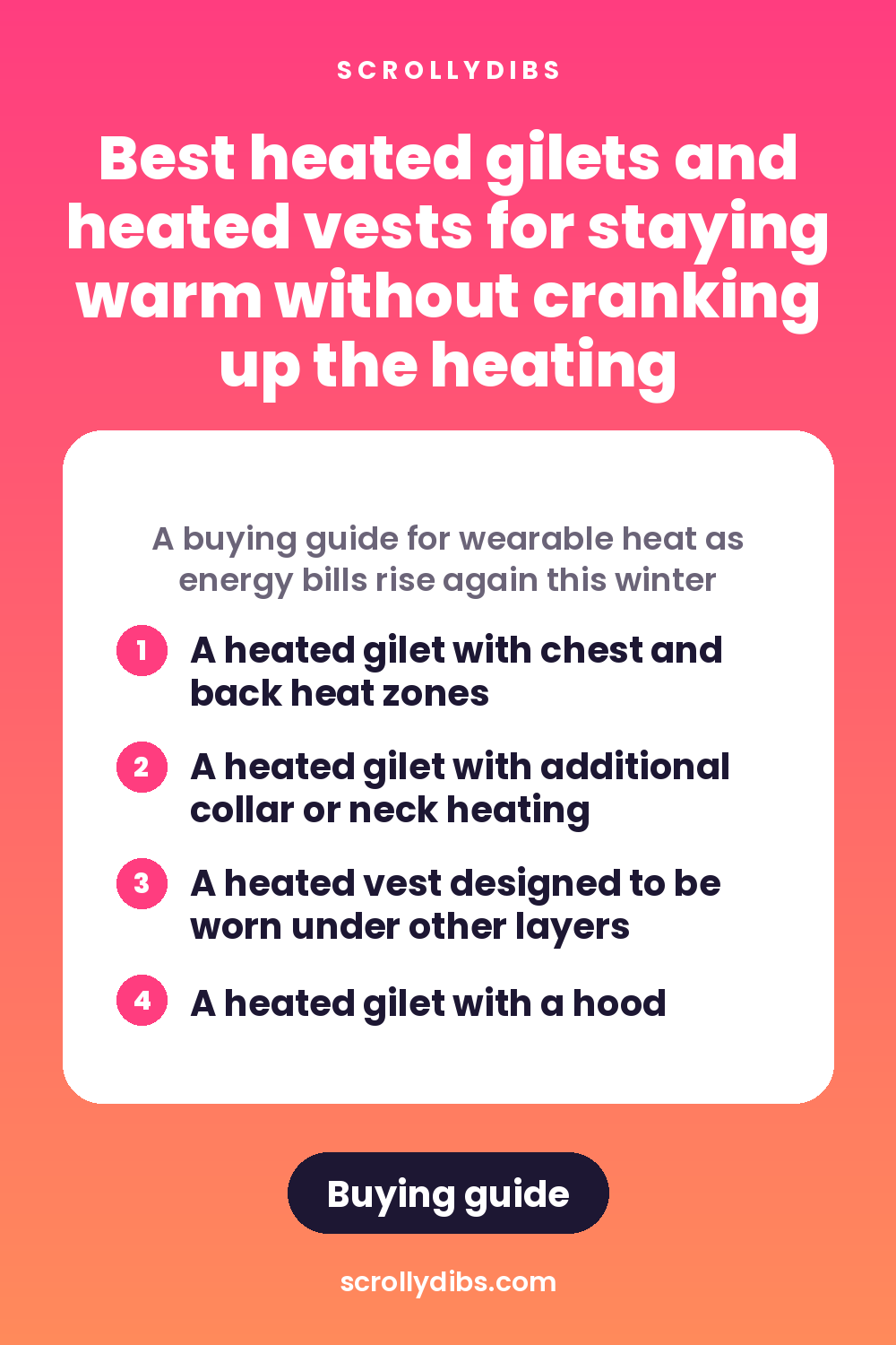 Best heated gilets and heated vests for staying warm without cranking up the heating