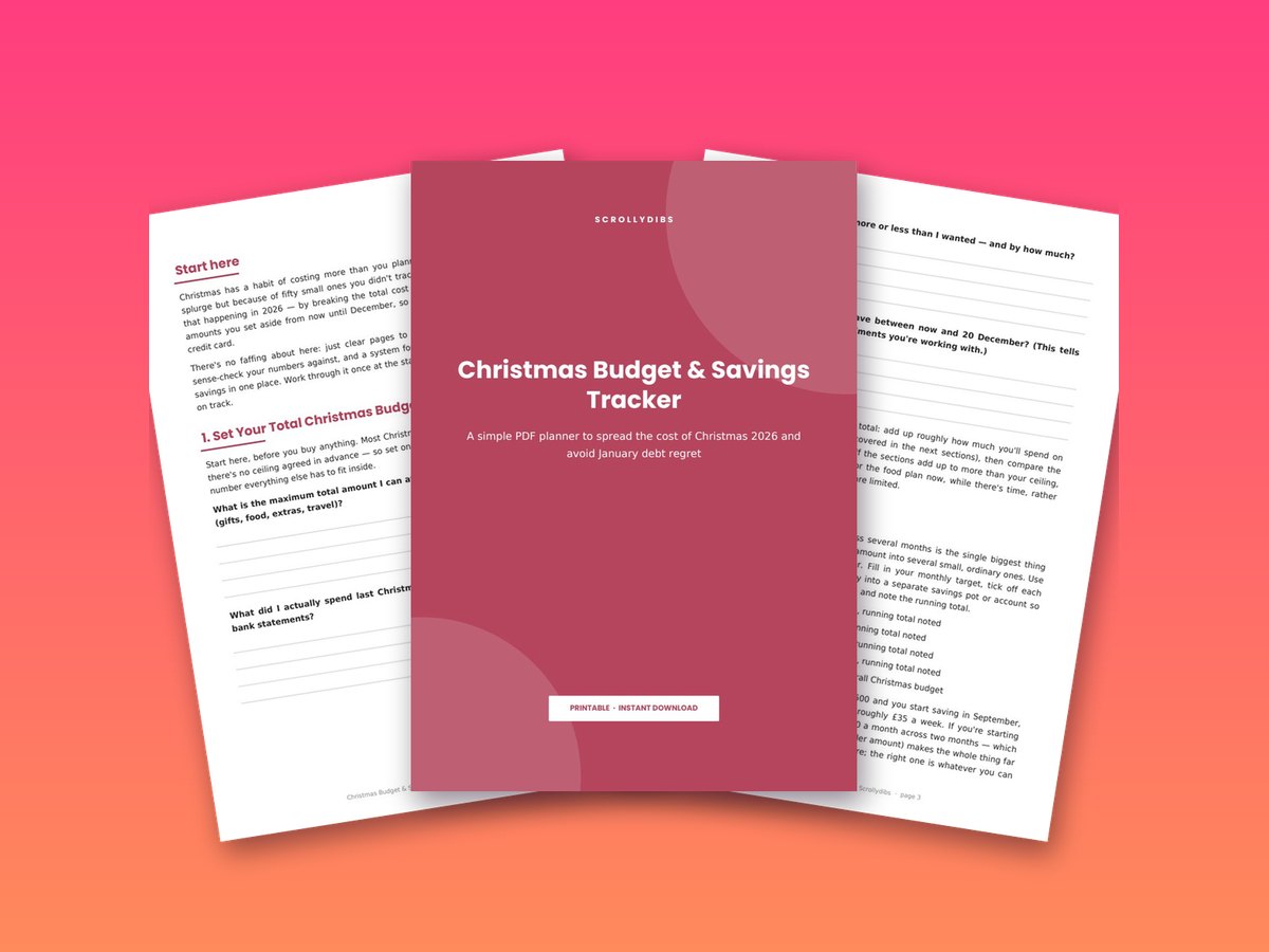 Christmas Budget & Savings Tracker